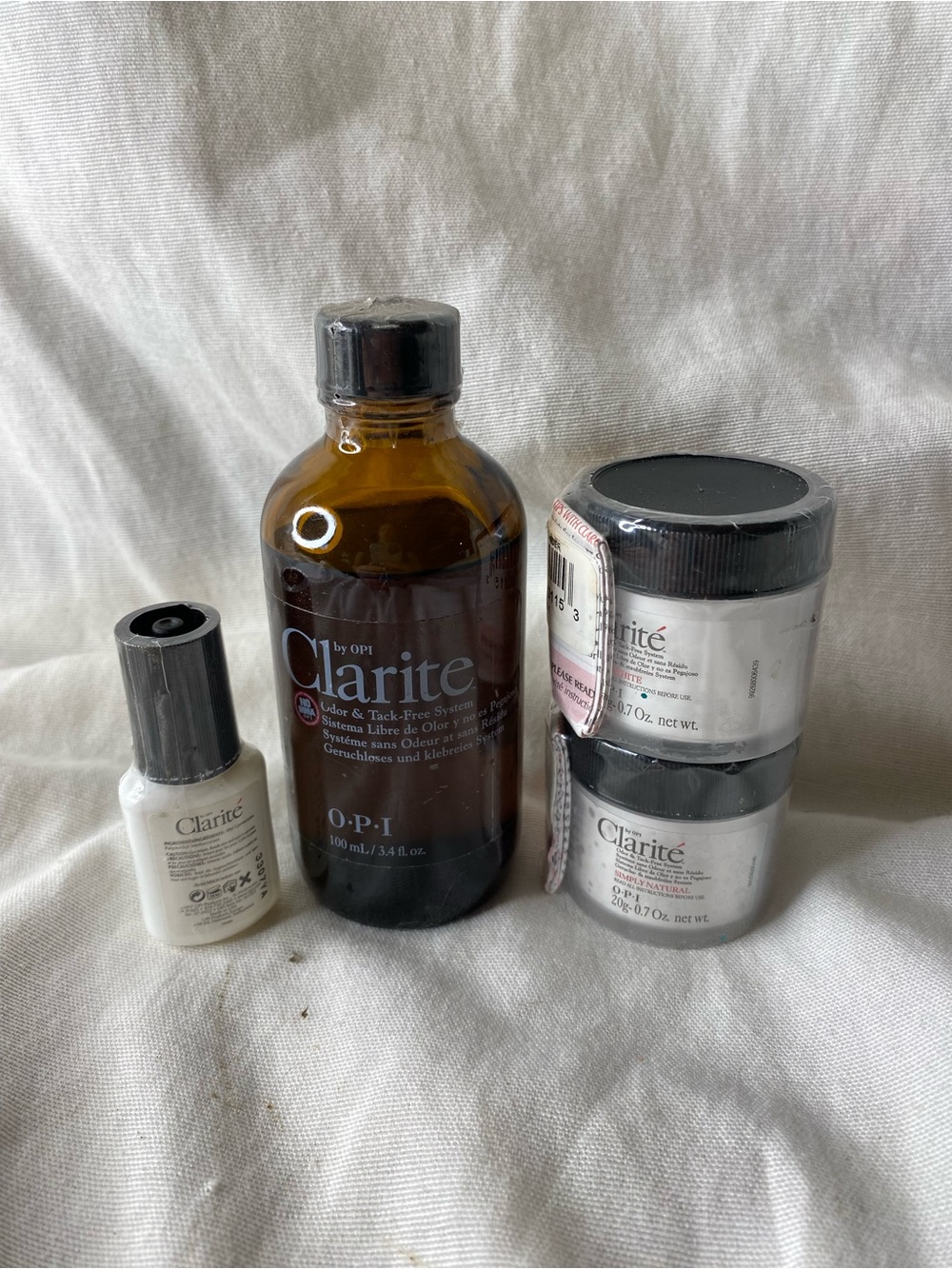 OPI Clarite Odorless Acrylic System - Natural and White Acrylic Powder